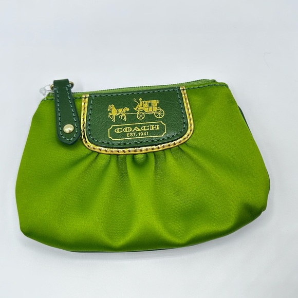 Coach Other - Coach Lime Green Satin Coin Pouch - no hangtag 🍍🌴